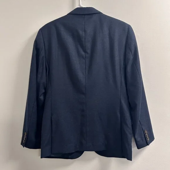 🔥: J Crew • Slim • Thompson • Navy • Wool Blend • Suit Jacket •